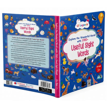 Lil Legends My Book of Useful Sight Words for Kids Age 3+ Years - Engaging Activity Book to Learn High-Frequency English Words | Early Reading & Vocabulary Book for Preschoolers 