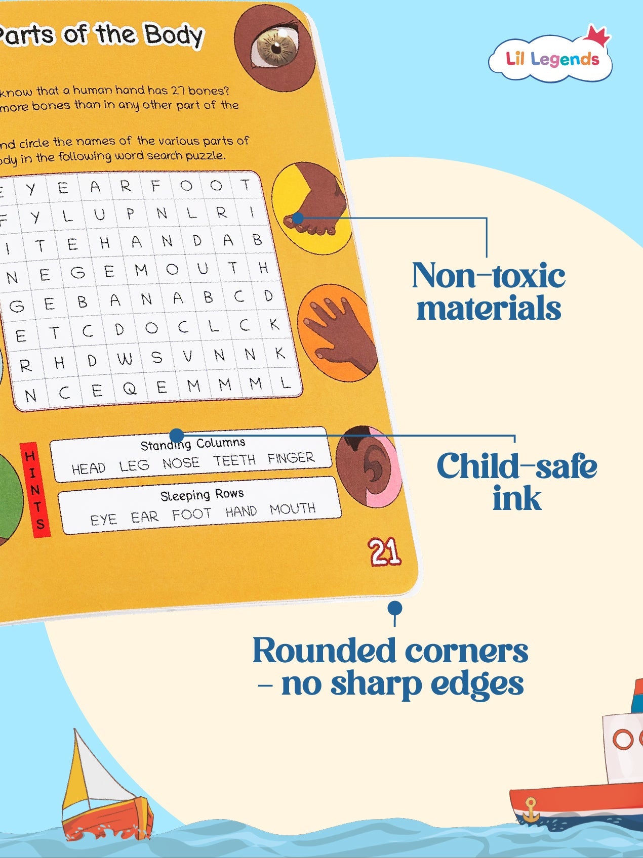 Word Search Activity Book for Kids – Build Vocabulary, Focus & Problem-Solving Skills | Fun Brain Teasers for Ages 4+ | Screen-Free Learning Tool