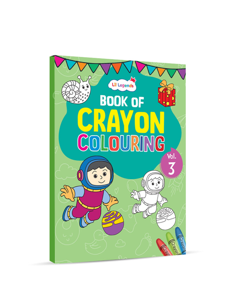 Crayon Colouring Book Vol. 3 | Big, Bold & Fun for Toddlers 