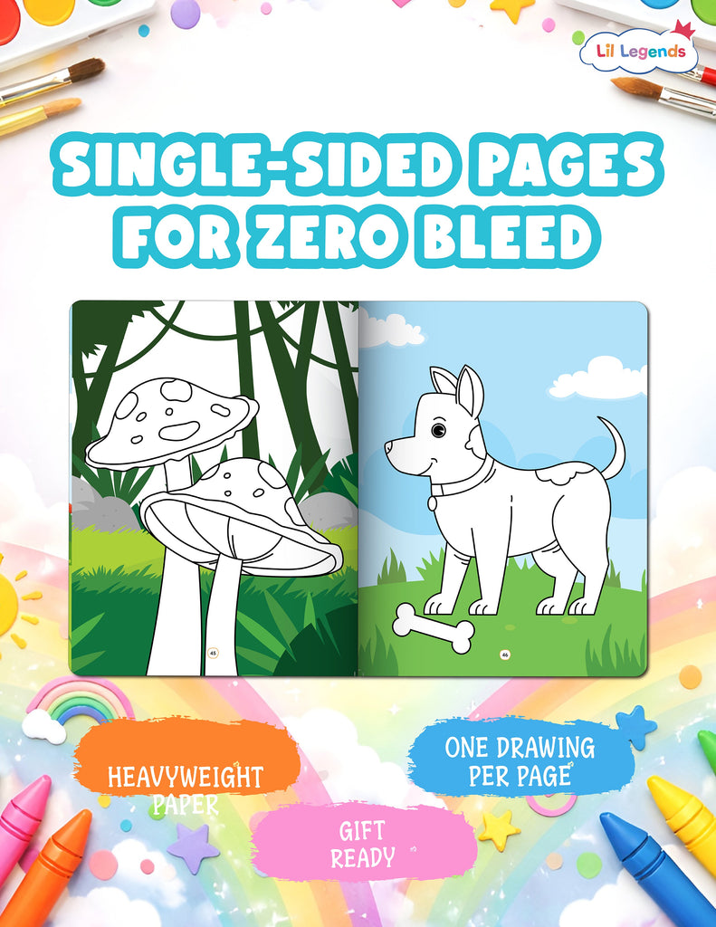 Crayon Colouring Book Vol. 3 | Big, Bold & Fun for Toddlers 