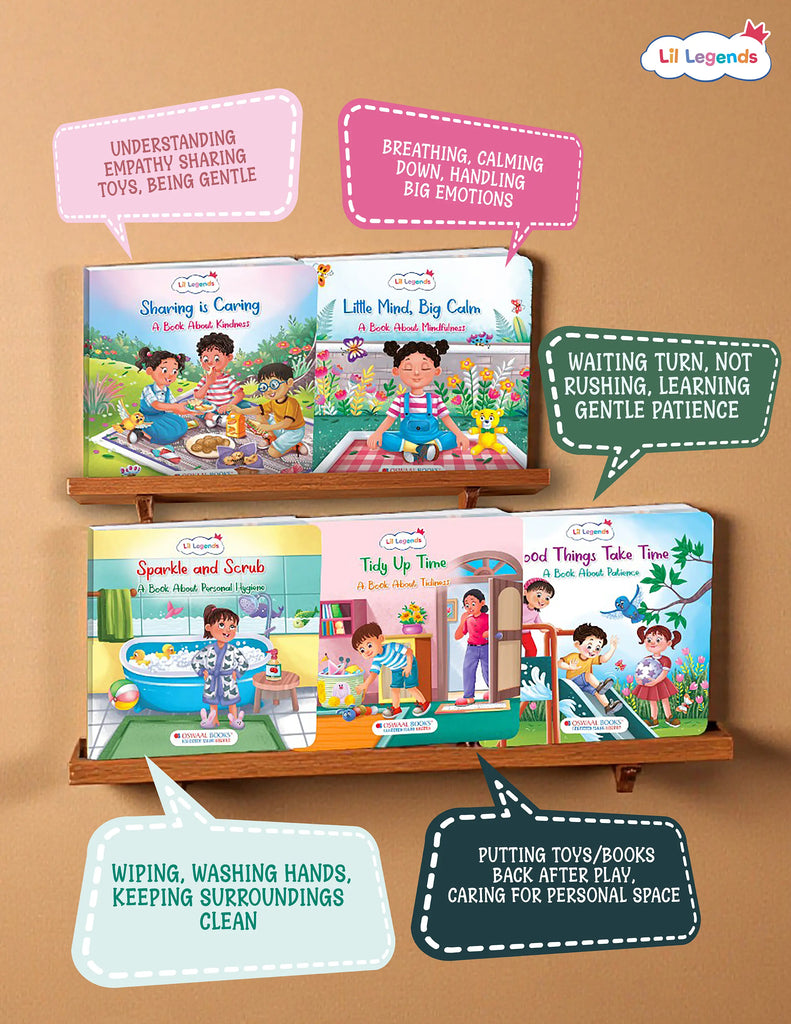 Good Habits Book Set for Toddlers (Ages 2–6) – 5 Picture Books in Slipcase 