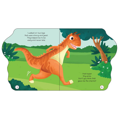Lil Legends Dino Shaped Board Book for Kids | I am a Carnotaurus | Illustrated Dinosaur Story Book | Early Learning Picture Book | Age 2-5 Years | Board Book | Durable Edition 