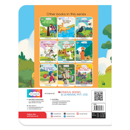 Oswaal Lil Legends Moral Story Books for Kids Age 2+ Years - The Clever Fox | Short English Bedtime Stories with Colourful Illustrations | Picture Book for Early Readers 