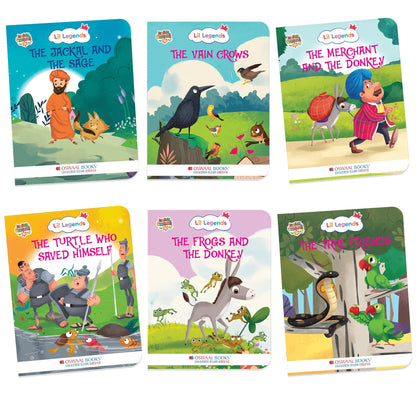 Lil Legends Moral Stories for Kids Age 2+ Years - Set of 10 Illustrated Story Books | Short English Bedtime Stories with Colourful Pictures | Picture Books for Early Readers 