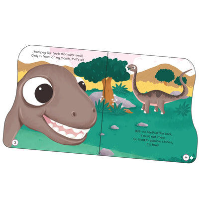 Lil Legends Dino Shaped Board Book for Kids | I am a Diplodocus | Illustrated Dinosaur Story Book | Early Learning Picture Book | Age 2-5 Years | Board Book | Durable Edition 