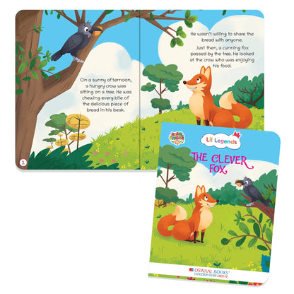 Lil Legends Moral Stories for Kids Age 2+ Years - Set of 10 Illustrated Story Books | Short English Bedtime Stories with Colourful Pictures | Picture Books for Early Readers 