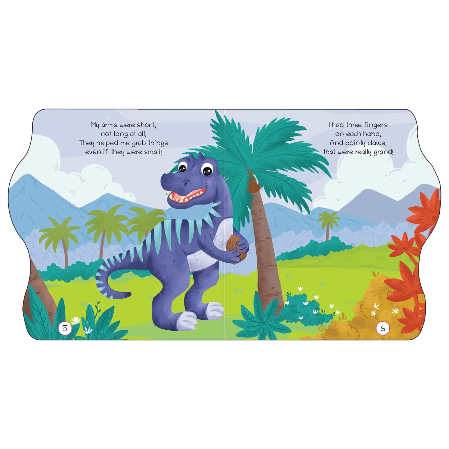 Lil Legends Dinosaur Shaped Board Books for Kids | Set of 4 Books | I am Spinosaurus, Carnotaurus, Allosaurus & Diplodocus | Durable Rhyming Books | Ages 2–5 Years | Board Book Set 