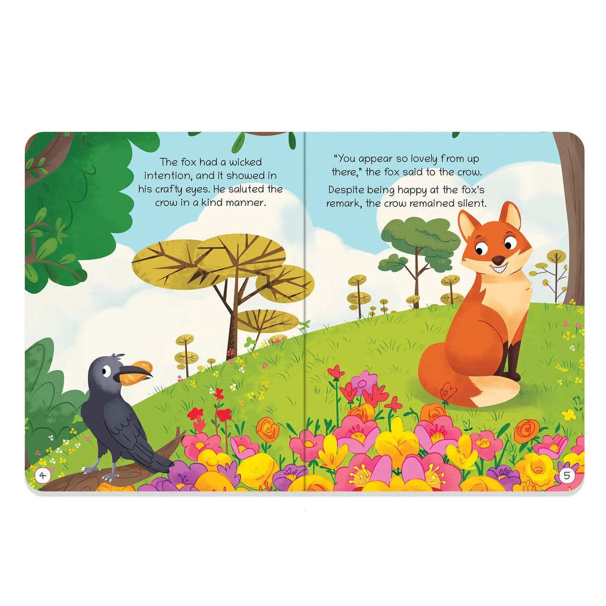 Oswaal Lil Legends Moral Story Books for Kids Age 2+ Years - The Clever Fox | Short English Bedtime Stories with Colourful Illustrations | Picture Book for Early Readers 