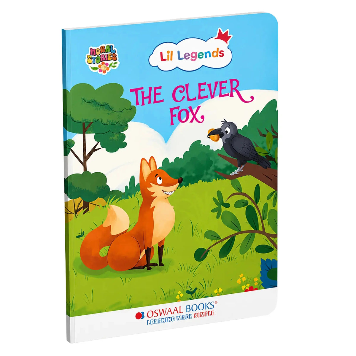 Oswaal Lil Legends Moral Story Books for Kids Age 2+ Years - The Clever Fox | Short English Bedtime Stories with Colourful Illustrations | Picture Book for Early Readers 