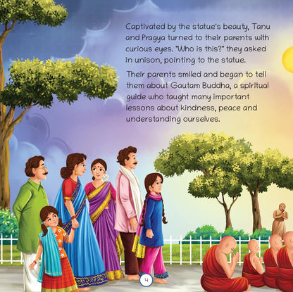 Lil Legends Gautam Buddha Story Boardbook for Kids | Illustrated Life Stories with Moral Lessons | Cultural Learning Picture Book | Easy Language | Ages 5–10 Years