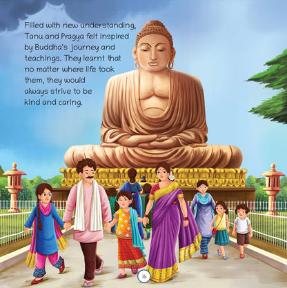 Lil Legends Gautam Buddha Story Boardbook for Kids | Illustrated Life Stories with Moral Lessons | Cultural Learning Picture Book | Easy Language | Ages 5–10 Years