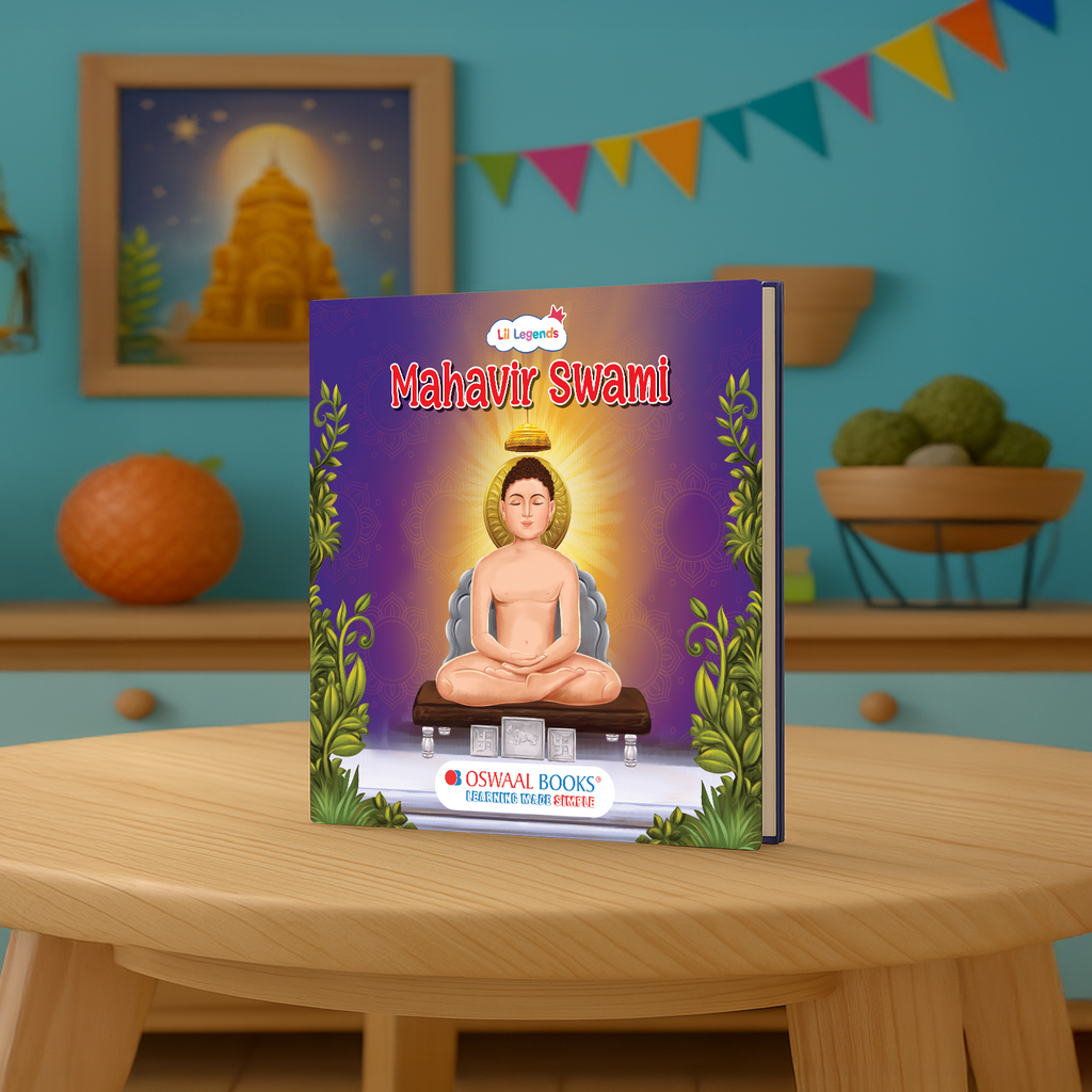 Inspiring Tale of Mahavir Swami | Illustrated Board Book for Kids | Short Mythological Bedtime Story | Ages 3+