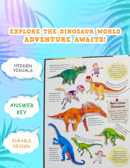 Lil Legends Magic Flashlight Big Discoveries Dinosaur World for Kids | Interactive Hidden Picture Book with Reveal Card | Dinosaur Facts | Age 3+ Years | Paperback | Activity Book