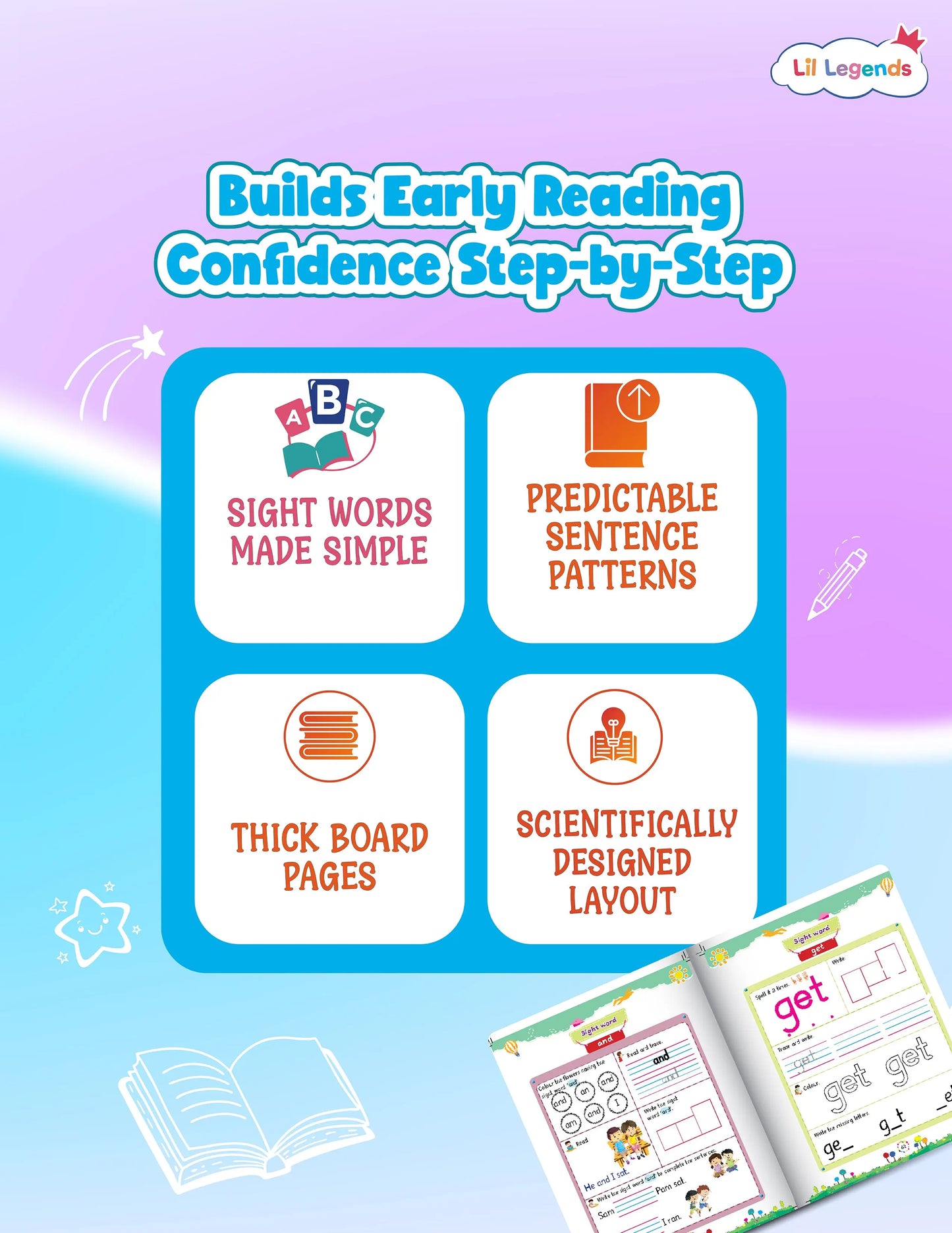 Incredible Phonics Sight Words Book Level 1 – Early Reading Paperback (Ages 3–6) 