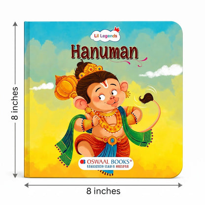 Lil Legends My Little Board Book of Mythological Tales of Lord Hanuman for Kids Age 3+ Years | Enchanting Indian Stories with Colourful Illustrations | Hindu Mythology Picture Book 