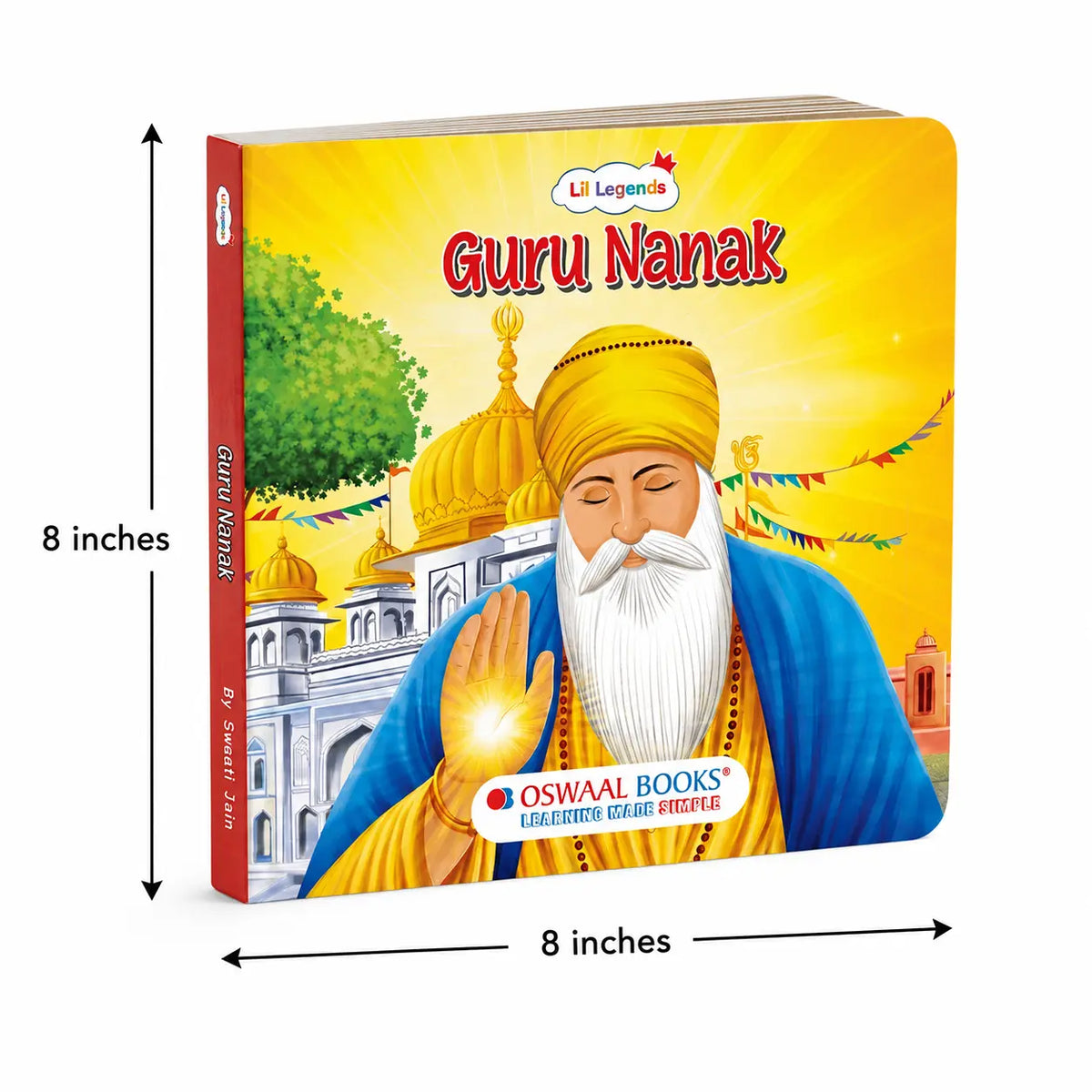 Lil Legends Guru Nanak Story Book for Kids | Tale of Kindness & Equality | Illustrated Biography | Moral Story Book | Cultural Learning Picture Book | Age 3+ Years 