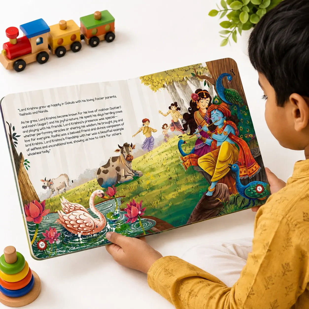 Lil Legends My Little Board Book of Mythological Tales of Lord Krishna for Kids Age 3+ Years | Enchanting Indian Stories with Colourful Illustrations | Hindu Mythology Picture Book 