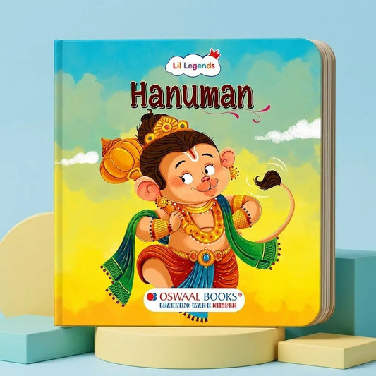 Lil Legends My Little Board Book of Mythological Tales of Lord Hanuman for Kids Age 3+ Years | Enchanting Indian Stories with Colourful Illustrations | Hindu Mythology Picture Book 