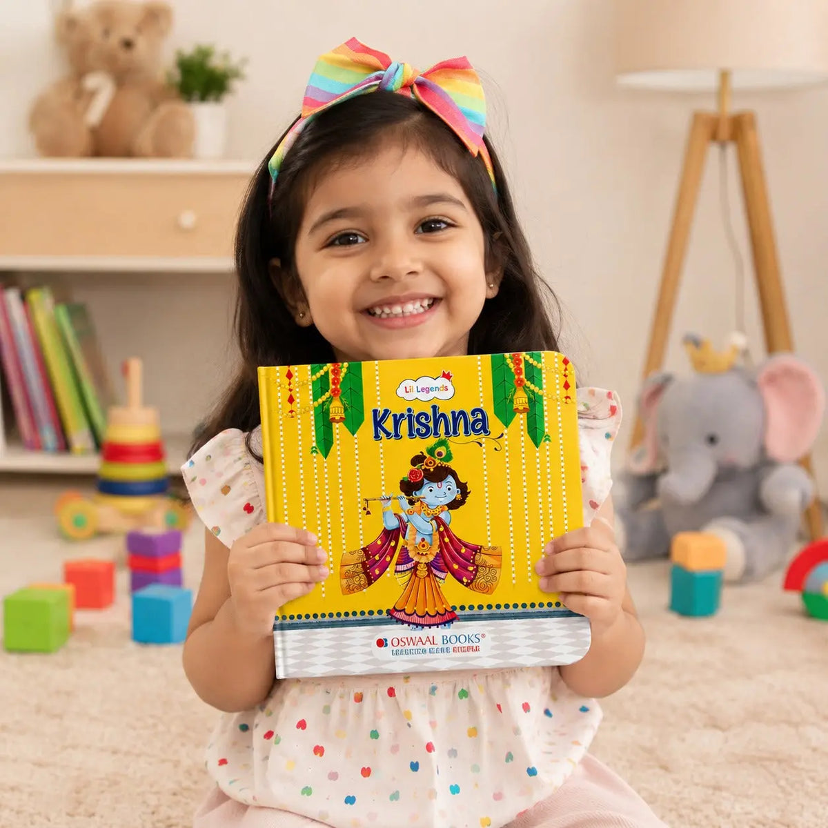 Lil Legends My Little Board Book of Mythological Tales of Lord Krishna for Kids Age 3+ Years | Enchanting Indian Stories with Colourful Illustrations | Hindu Mythology Picture Book 