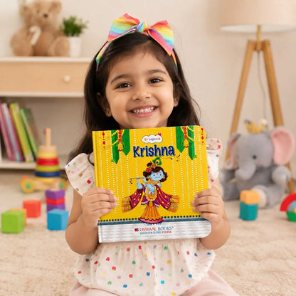 Lil Legends My Little Board Book of Mythological Tales of Lord Krishna for Kids Age 3+ Years | Enchanting Indian Stories with Colourful Illustrations | Hindu Mythology Picture Book 