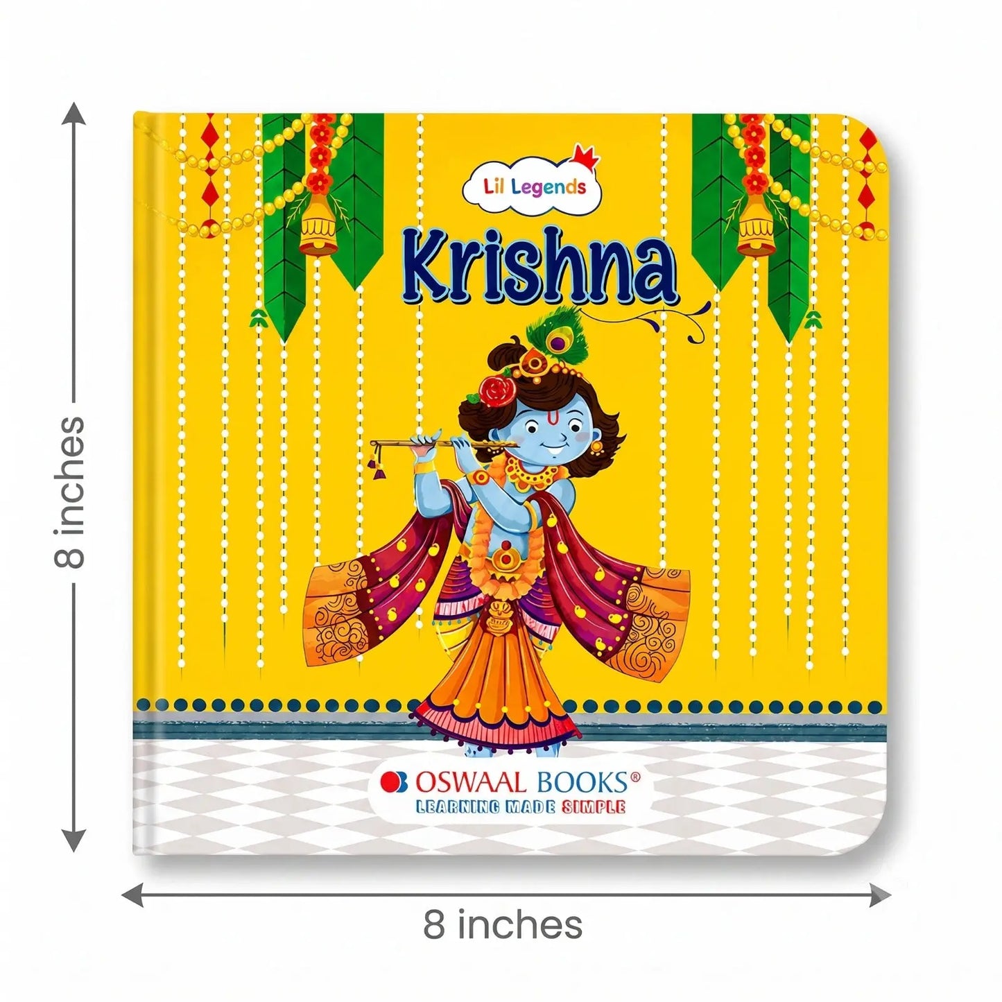 Lil Legends My Little Board Book of Mythological Tales of Lord Krishna for Kids Age 3+ Years | Enchanting Indian Stories with Colourful Illustrations | Hindu Mythology Picture Book 