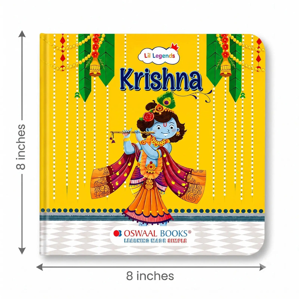 Lil Legends My Little Board Book of Mythological Tales of Lord Krishna for Kids Age 3+ Years | Enchanting Indian Stories with Colourful Illustrations | Hindu Mythology Picture Book 