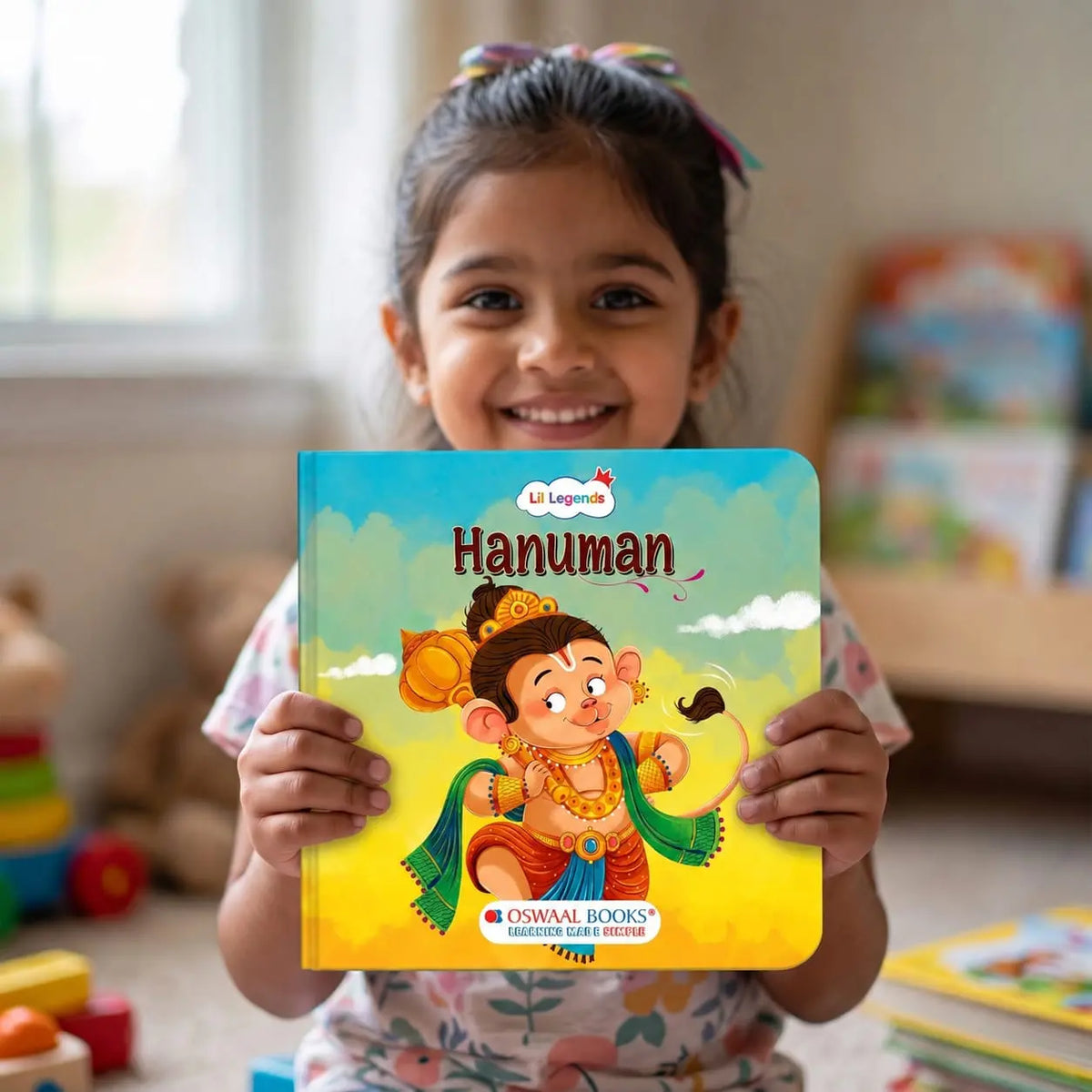 Lil Legends My Little Board Book of Mythological Tales of Lord Hanuman for Kids Age 3+ Years | Enchanting Indian Stories with Colourful Illustrations | Hindu Mythology Picture Book 
